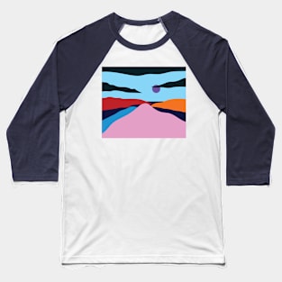 Negative Mountains Baseball T-Shirt